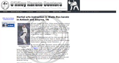 Desktop Screenshot of orileykarate.com
